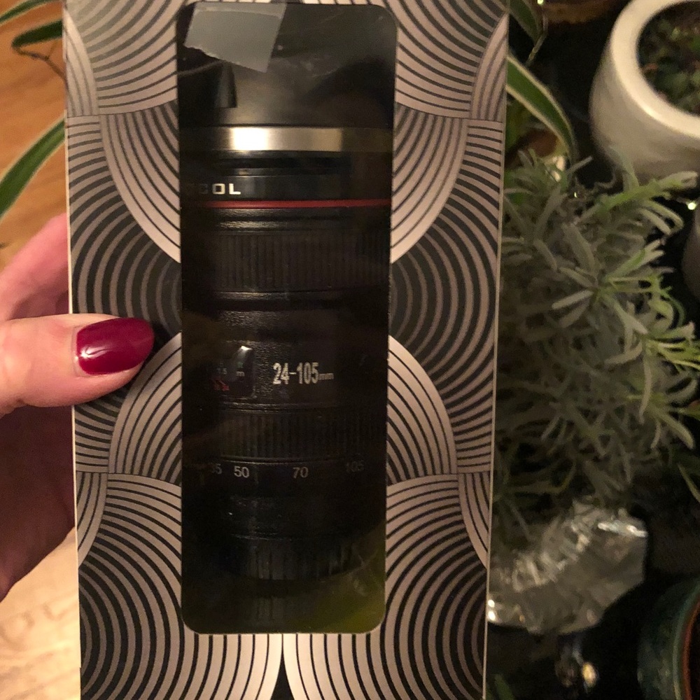 NIB Camera Lens coffee mug